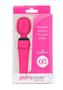 Palmpower Groove Mini Wand Rechargeable Silicone Massage Wand - Fuchsia